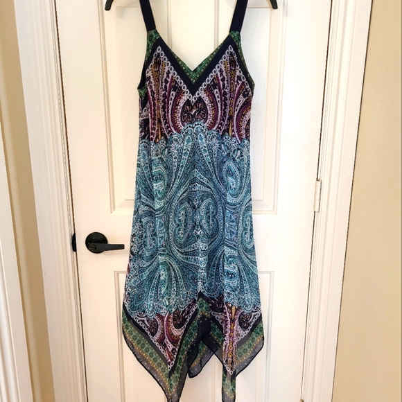 AB Studio Boho Paisley Print Summer Dress - Picture 8 of 16